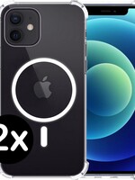 BTH BTH iPhone 12 Mini Magsafe Hoesje - Transparant - 2 PACK