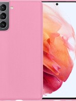 BTH BTH Samsung Galaxy S21 hoesje siliconen - Roze
