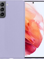 BTH BTH Samsung Galaxy S21 Plus hoesje siliconen - Lila