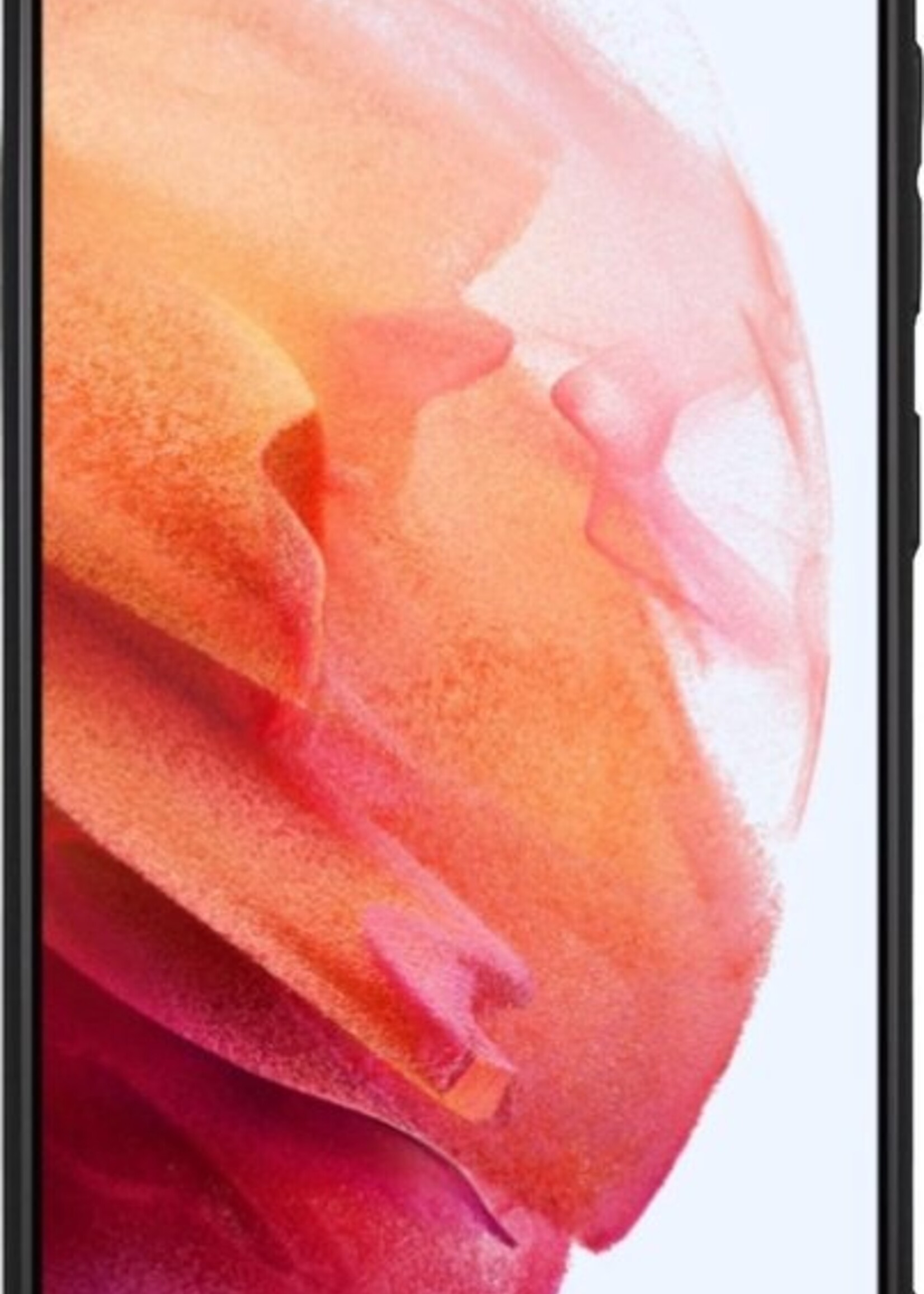 BTH Hoesje Geschikt voor Samsung S21 Plus Hoesje Siliconen Case Hoes Met 2x Screenprotector - Hoes Geschikt voor Samsung Galaxy S21 Plus Hoes Cover Case - Zwart