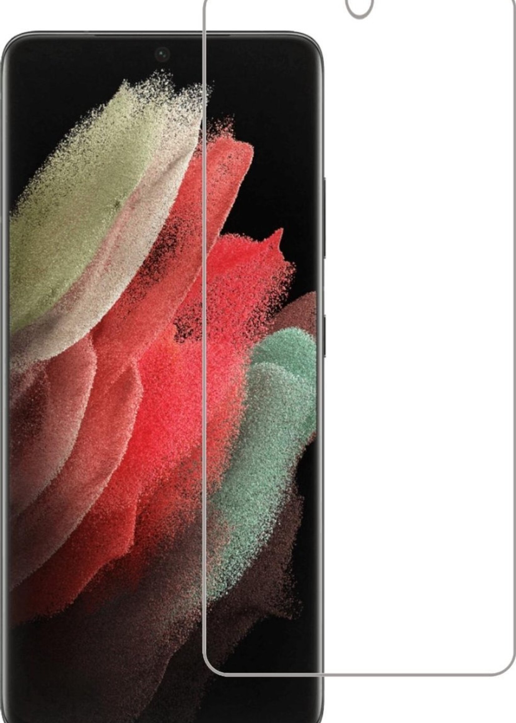 BTH Screenprotector Geschikt voor Samsung S21 Ultra Screenprotector Glas Gehard Tempered Glass - Screenprotector Geschikt voor Samsung Galaxy S21 Ultra Screen Protector Screen Cover