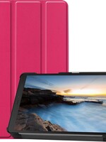 BTH BTH Samsung Galaxy Tab A 8.0 2019 Hoesje Book Case Tablet Hoes Cover - Donkerroze