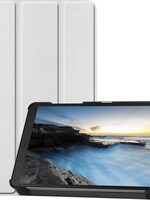 BTH BTH Samsung Galaxy Tab A 8.0 2019 Hoesje Book Case Tablet Hoes Cover - Wit