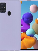 BTH BTH Samsung Galaxy A21s hoesje siliconen - Lila