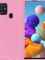 BTH BTH Samsung Galaxy A21s hoesje siliconen - Roze