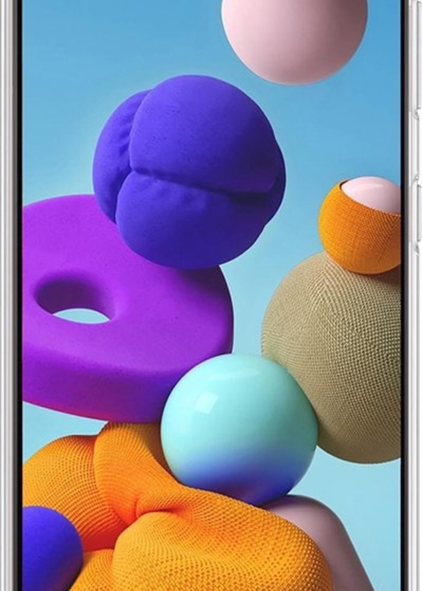 BTH Hoesje Geschikt voor Samsung A21s Hoesje Siliconen Case Hoes - Hoes Geschikt voor Samsung Galaxy A21s Hoes Cover Case - Transparant - 2 PACK