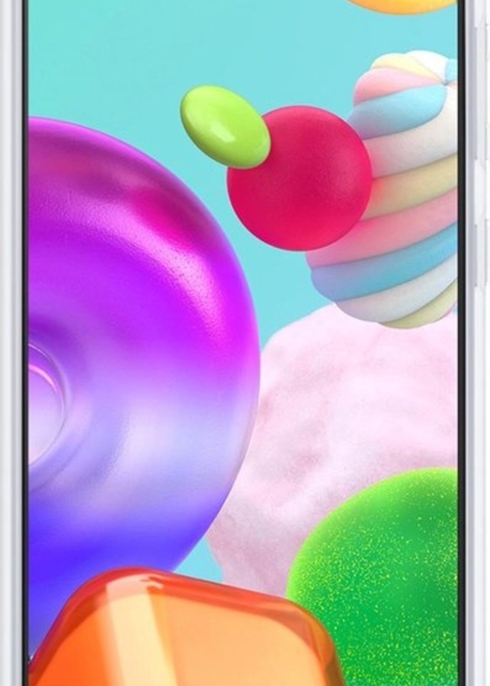 BTH Hoesje Geschikt voor Samsung A41 Hoesje Siliconen Case Hoes Met 2x Screenprotector - Hoes Geschikt voor Samsung Galaxy A41 Hoes Cover Case - Transparant
