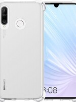 BTH BTH Huawei lite P30 hoesje shockproof siliconen - Transparant