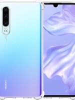 BTH BTH Huawei P30 hoesje shockproof siliconen - Transparant