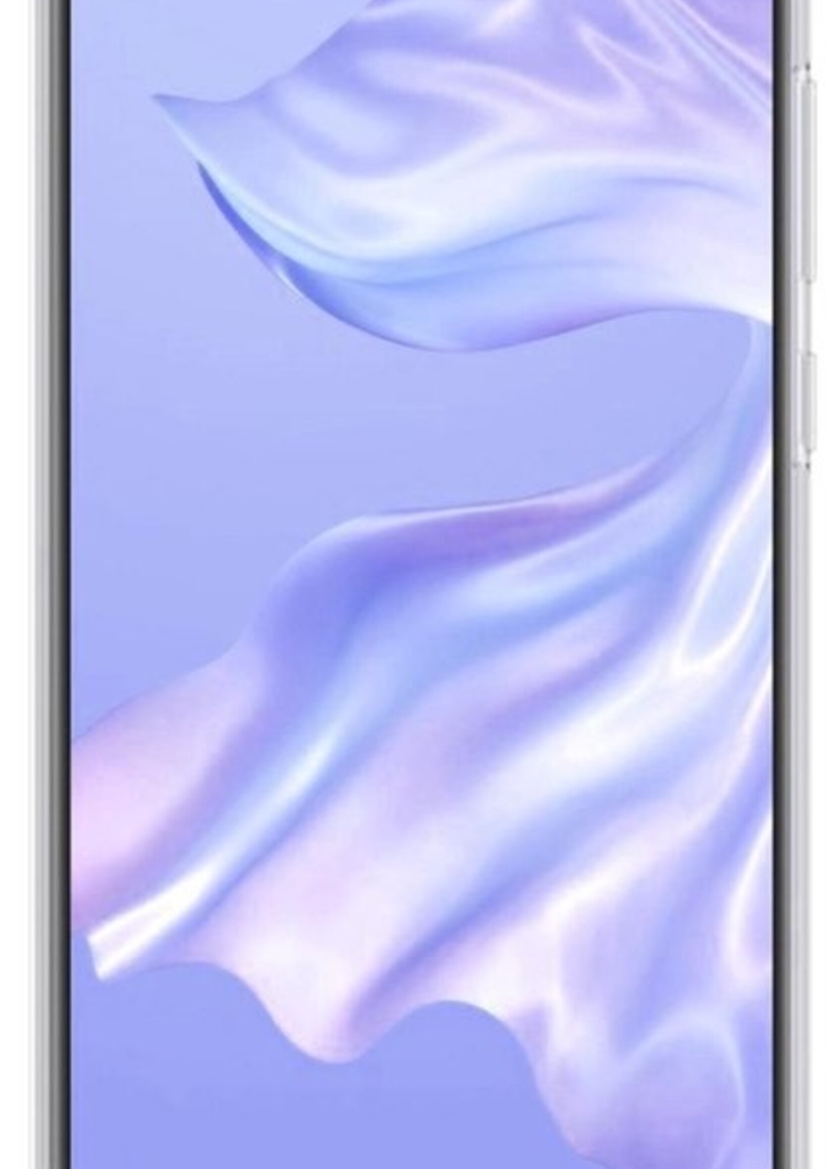 BTH Hoesje Geschikt voor Huawei P30 Hoesje Siliconen Shock Proof Case Hoes - Hoes Geschikt voor Huawei P30 Hoes Cover Case Shockproof - Transparant