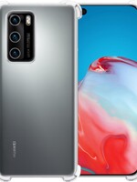 BTH BTH Huawei P40 hoesje shockproof siliconen - Transparant
