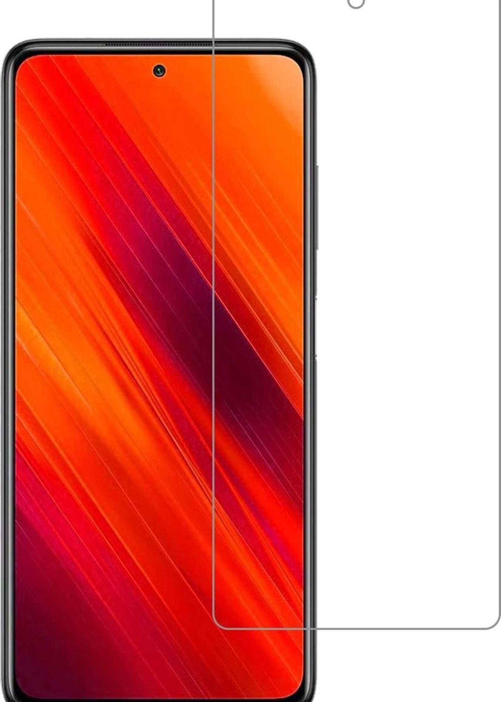 BTH Screenprotector Geschikt voor Poco X3 Screenprotector Glas Gehard Tempered Glass - Screenprotector Geschikt voor Xiaomi Poco X3 Screen Protector Screen Cover