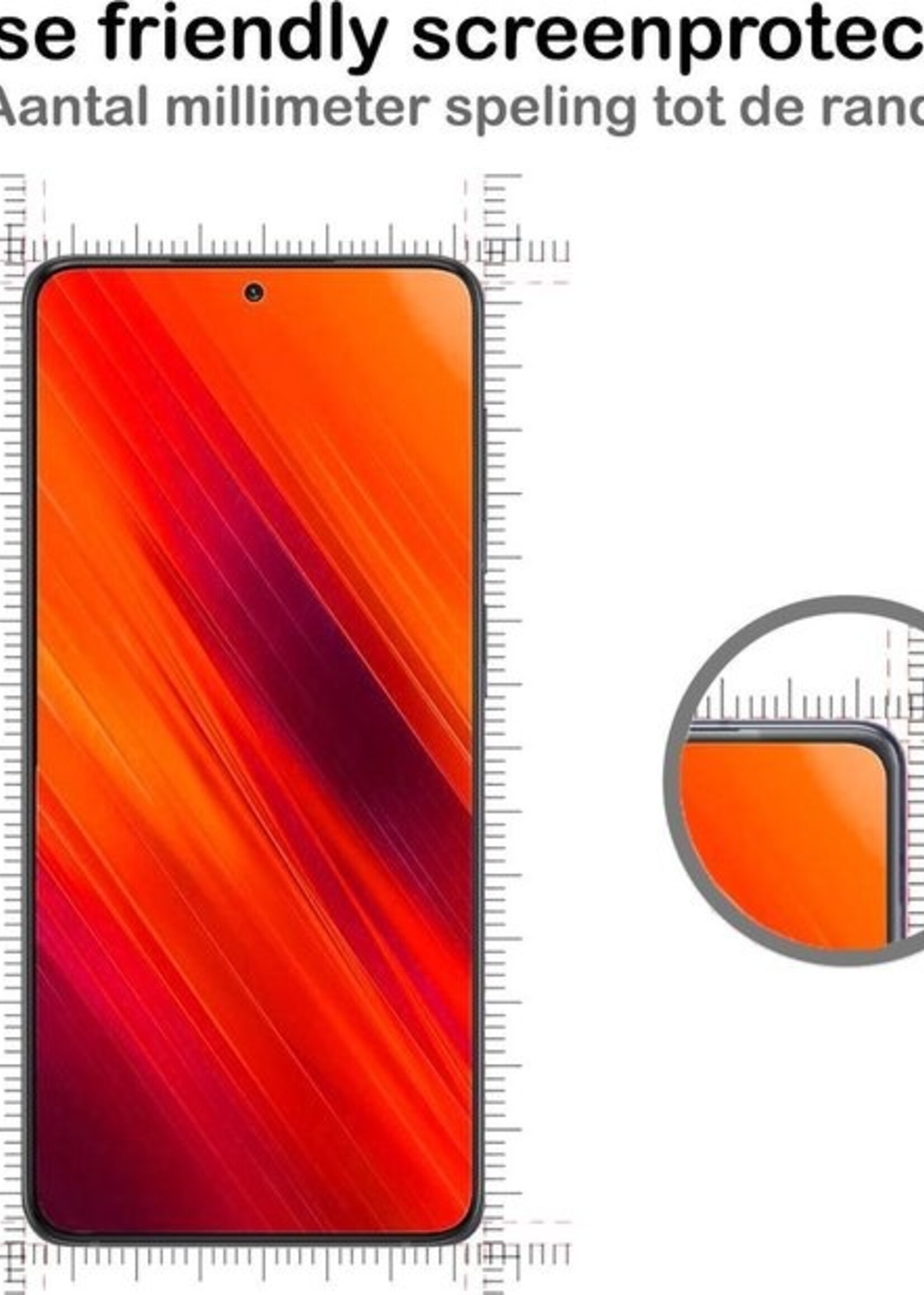 BTH Screenprotector Geschikt voor Poco X3 Screenprotector Glas Gehard Tempered Glass - Screenprotector Geschikt voor Xiaomi Poco X3 Screen Protector Screen Cover - 2 PACK