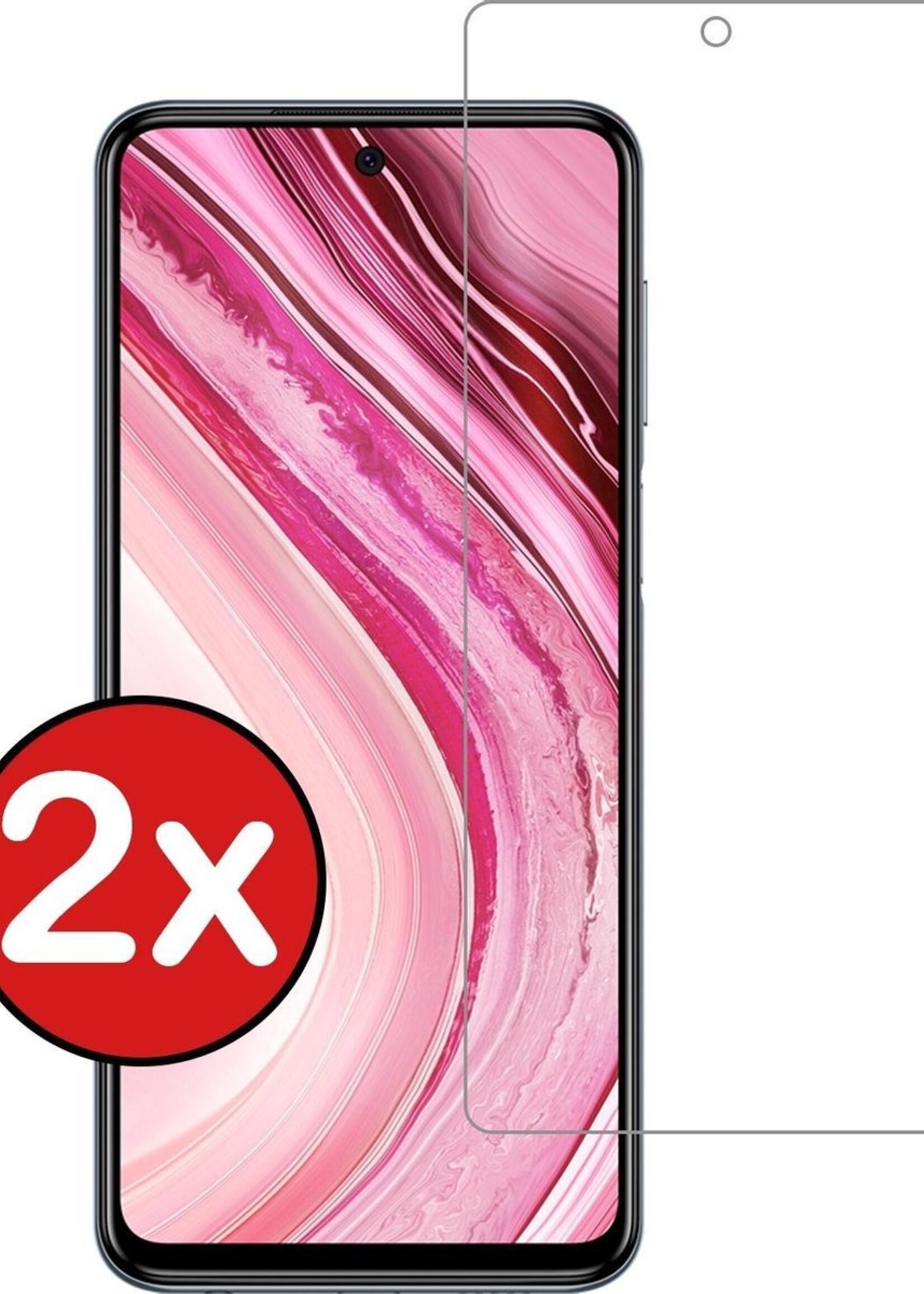BTH Screenprotector Geschikt voor Xiaomi Redmi Note 9 Pro Screenprotector Glas Gehard Tempered Glass - Screenprotector Geschikt voor Xiaomi Redmi Note 9 Pro Screen Protector Screen Cover - 2 PACK