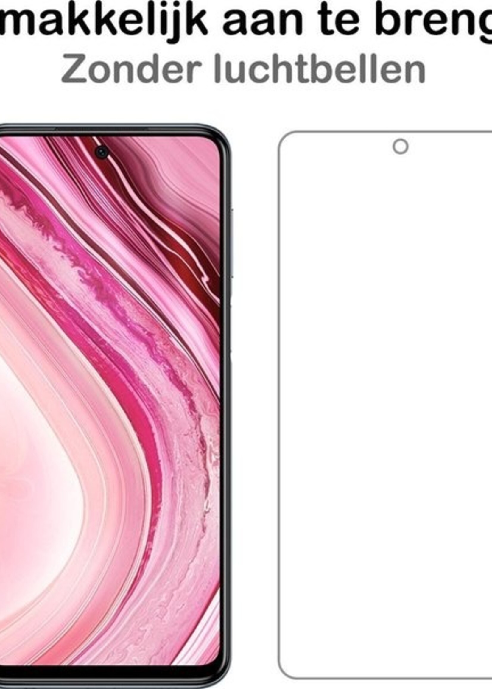 BTH Screenprotector Geschikt voor Xiaomi Redmi Note 9 Pro Screenprotector Glas Gehard Tempered Glass - Screenprotector Geschikt voor Xiaomi Redmi Note 9 Pro Screen Protector Screen Cover - 2 PACK