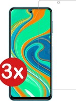 BTH BTH Xiaomi Redmi Note 9s Screenprotector - 3 PACK