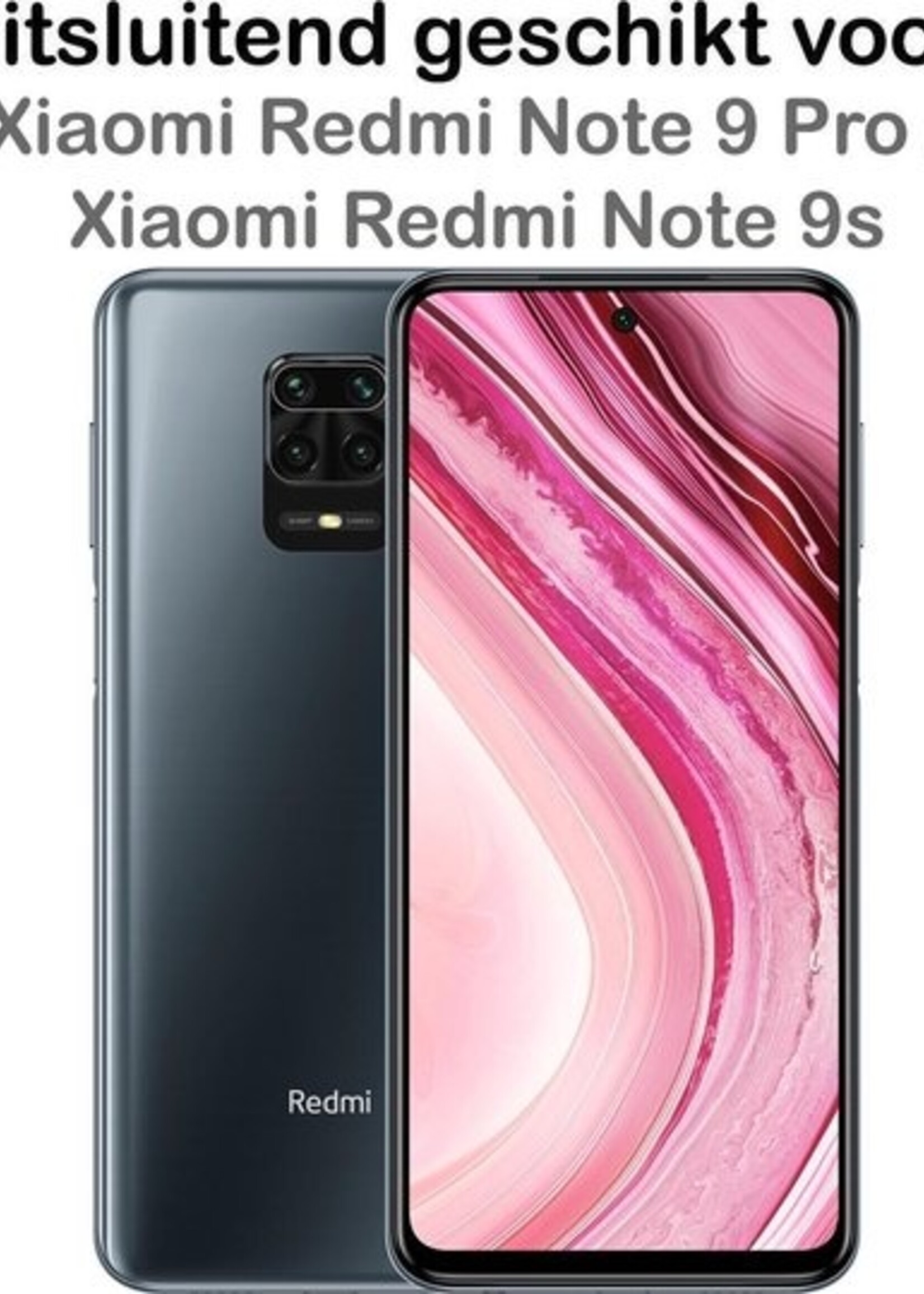 BTH Screenprotector Geschikt voor Xiaomi Redmi Note 9 Pro Screenprotector Glas Gehard Tempered Glass - Screenprotector Geschikt voor Xiaomi Redmi Note 9 Pro Screen Protector Screen Cover - 3 PACK