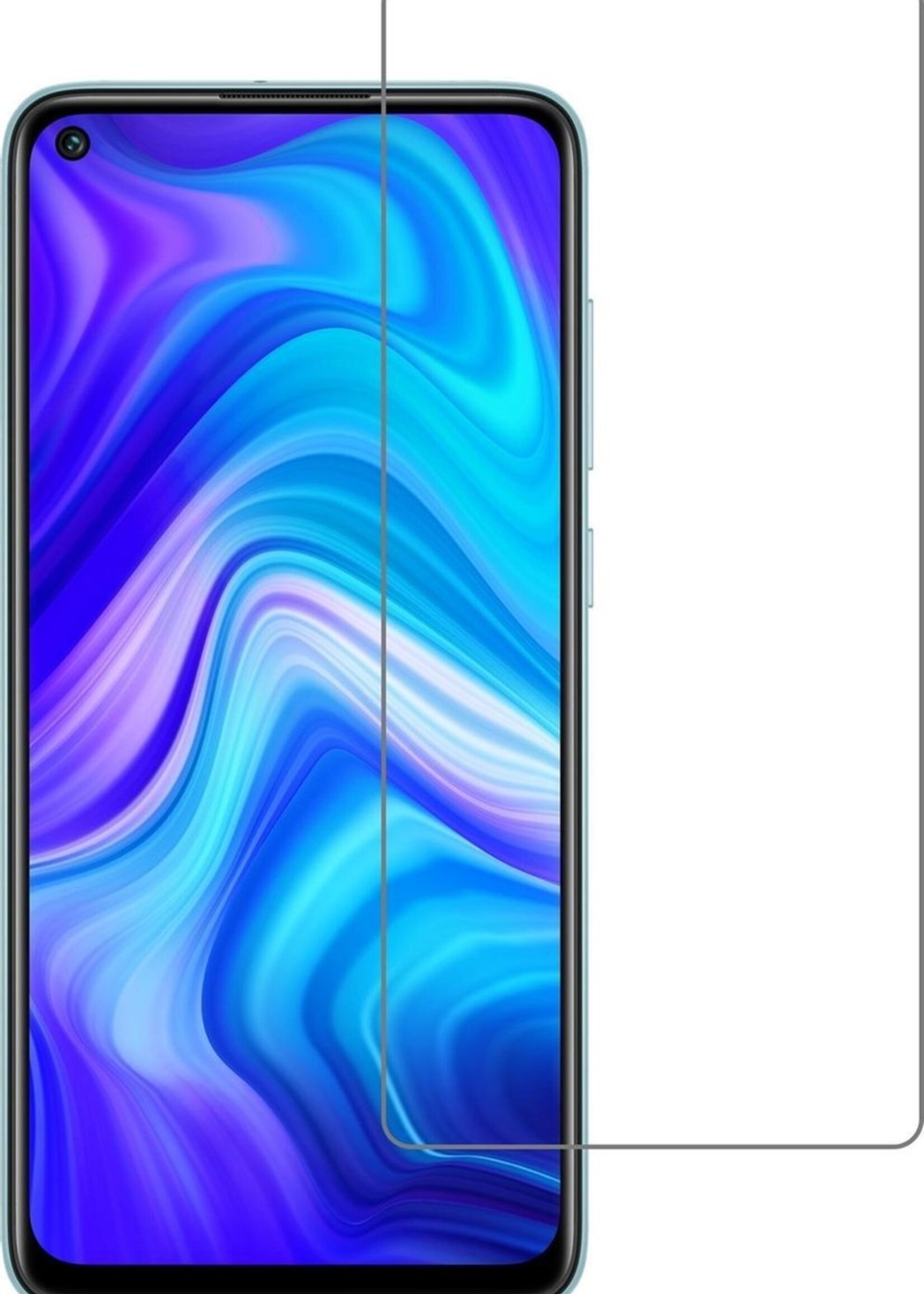 BTH Screenprotector Geschikt voor Xiaomi Redmi Note 9 Screenprotector Glas Gehard Tempered Glass - Screenprotector Geschikt voor Xiaomi Redmi Note 9 Screen Protector Screen Cover