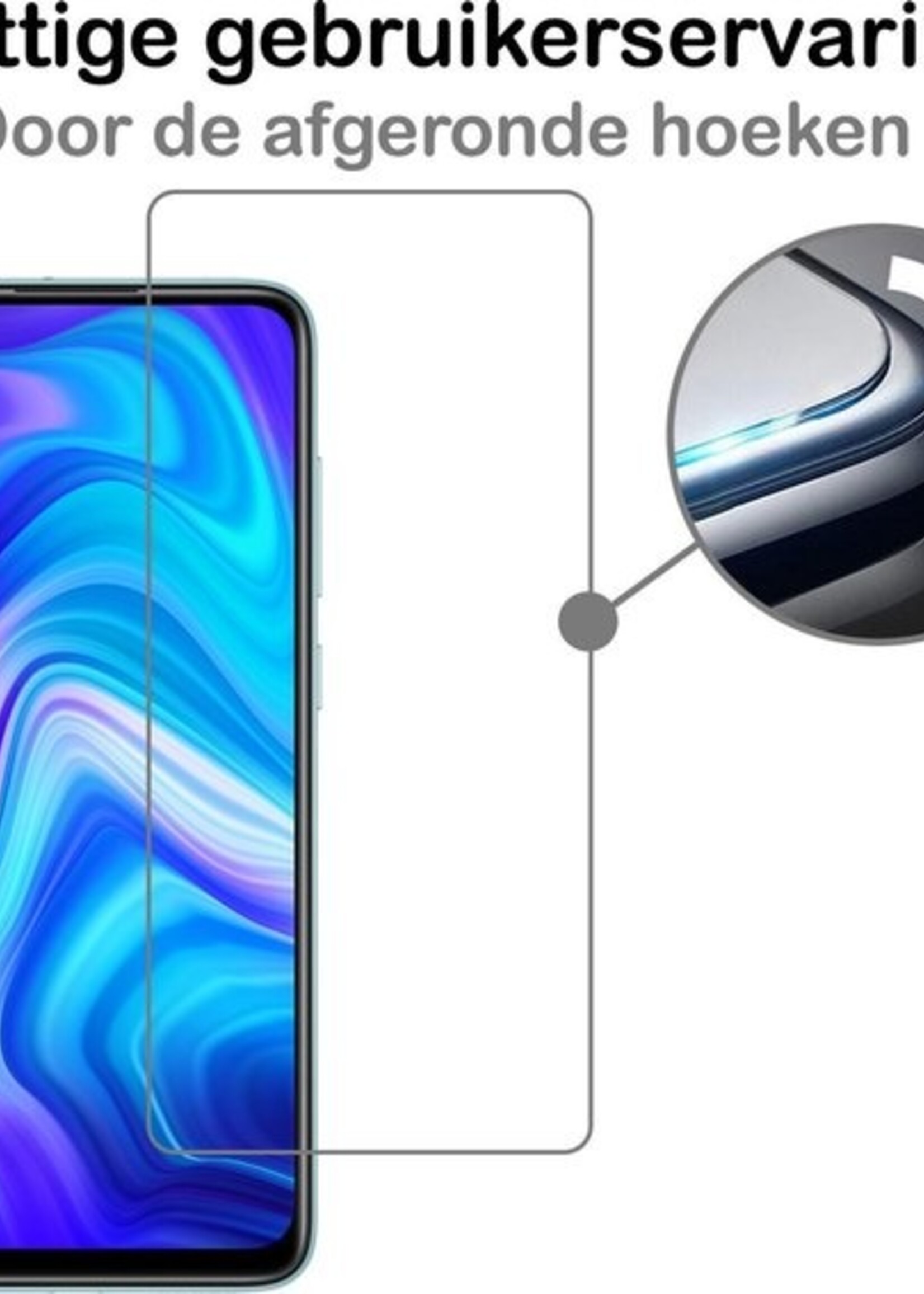 BTH Screenprotector Geschikt voor Xiaomi Redmi Note 9 Screenprotector Glas Gehard Tempered Glass - Screenprotector Geschikt voor Xiaomi Redmi Note 9 Screen Protector Screen Cover - 2 PACK