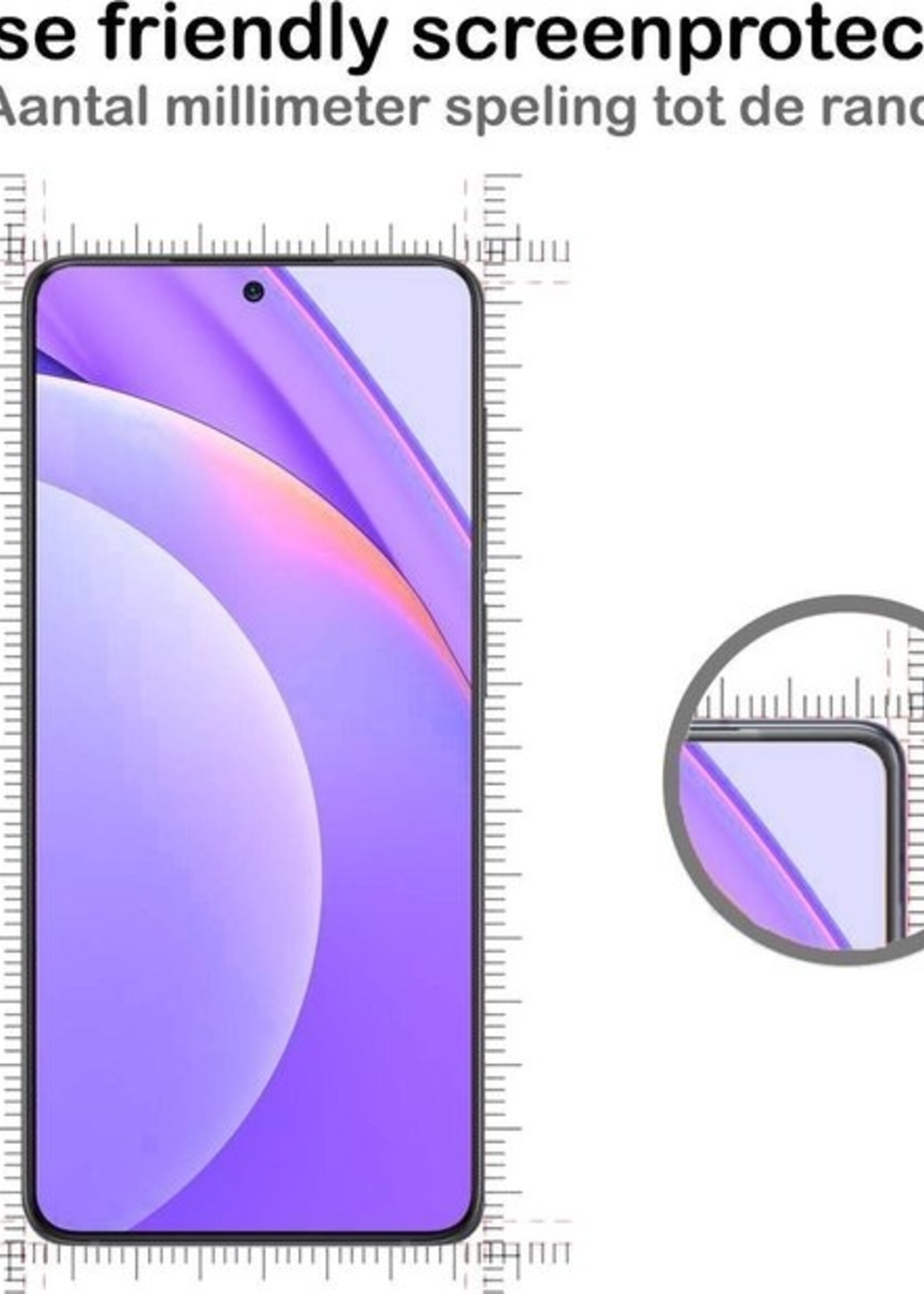 BTH Screenprotector Geschikt voor Xiaomi Mi 10T Lite Screenprotector Glas Gehard Tempered Glass - Screenprotector Geschikt voor Xiaomi Mi 10T Lite Screen Protector Screen Cover - 2 PACK