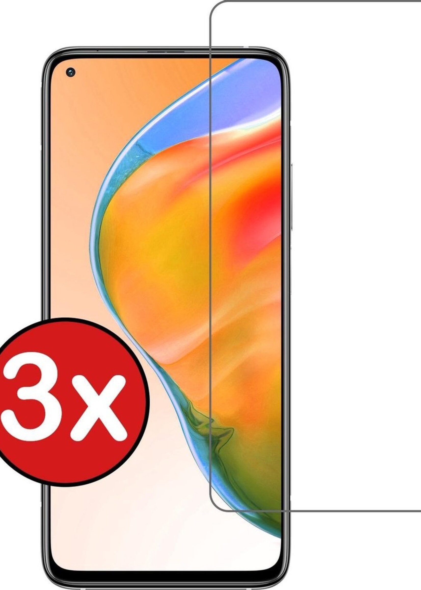 BTH Screenprotector Geschikt voor Xiaomi Mi 10T Lite/Pro Screenprotector Glas Gehard Tempered Glass - Screenprotector Geschikt voor Xiaomi Mi 10T Lite/Pro Screen Protector Screen Cover - 3 PACK