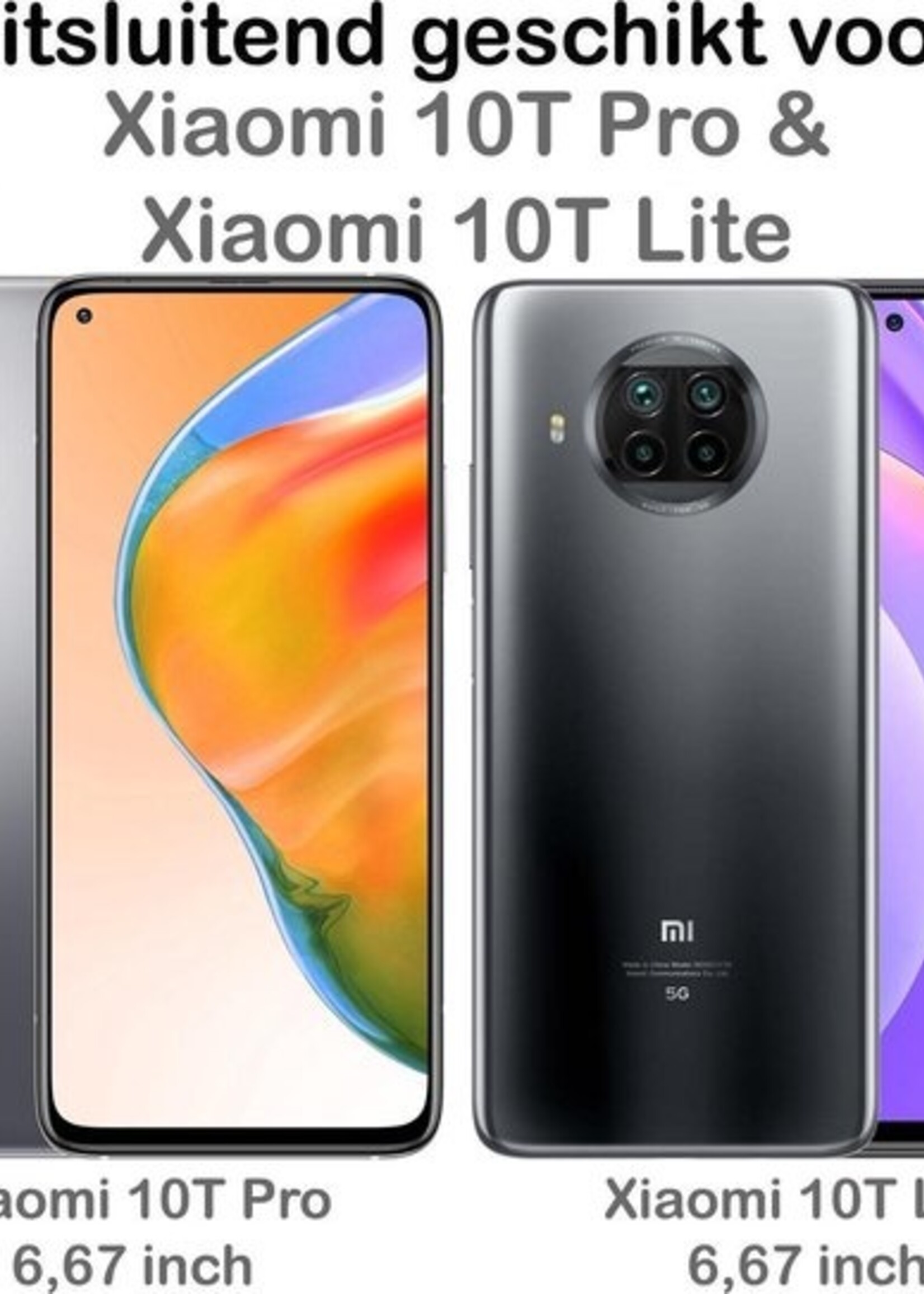 BTH Screenprotector Geschikt voor Xiaomi Mi 10T Lite/Pro Screenprotector Glas Gehard Tempered Glass - Screenprotector Geschikt voor Xiaomi Mi 10T Lite/Pro Screen Protector Screen Cover - 3 PACK