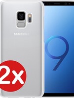 BTH BTH 2 PACK - Samsung Galaxy S9 hoesje siliconen - Transparant