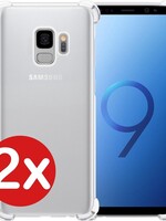 BTH BTH 2 PACK - Samsung Galaxy S9 hoesje shockproof siliconen - Transparant