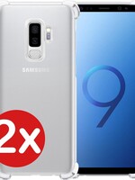 BTH BTH 2 PACK - Samsung Galaxy S9 Plus hoesje shockproof siliconen - Transparant