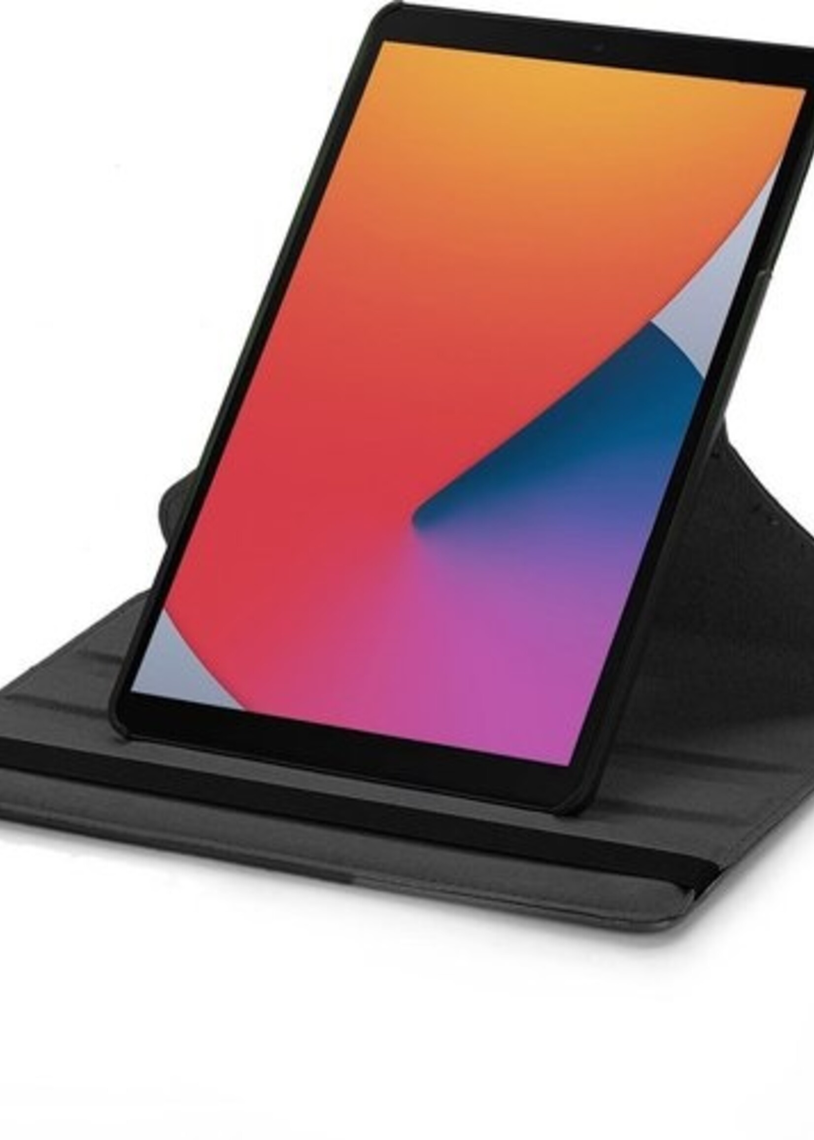 BTH Hoes Geschikt voor iPad 10.2 2019/2020 Hoes Case 360 Draaibare Hoes Cover - Hoesje Geschikt voor iPad 7/8 Hoesje Draaibaar - Zwart