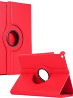BTH BTH iPad 10.2 2019/2020 Hoesje Draaibare Hoes 360 Graden Cover Case - Rood