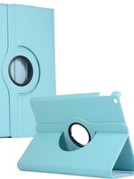 BTH BTH iPad 10.2 2019/2020 Hoesje Draaibare Hoes 360 Graden Cover Case Licht Blauw