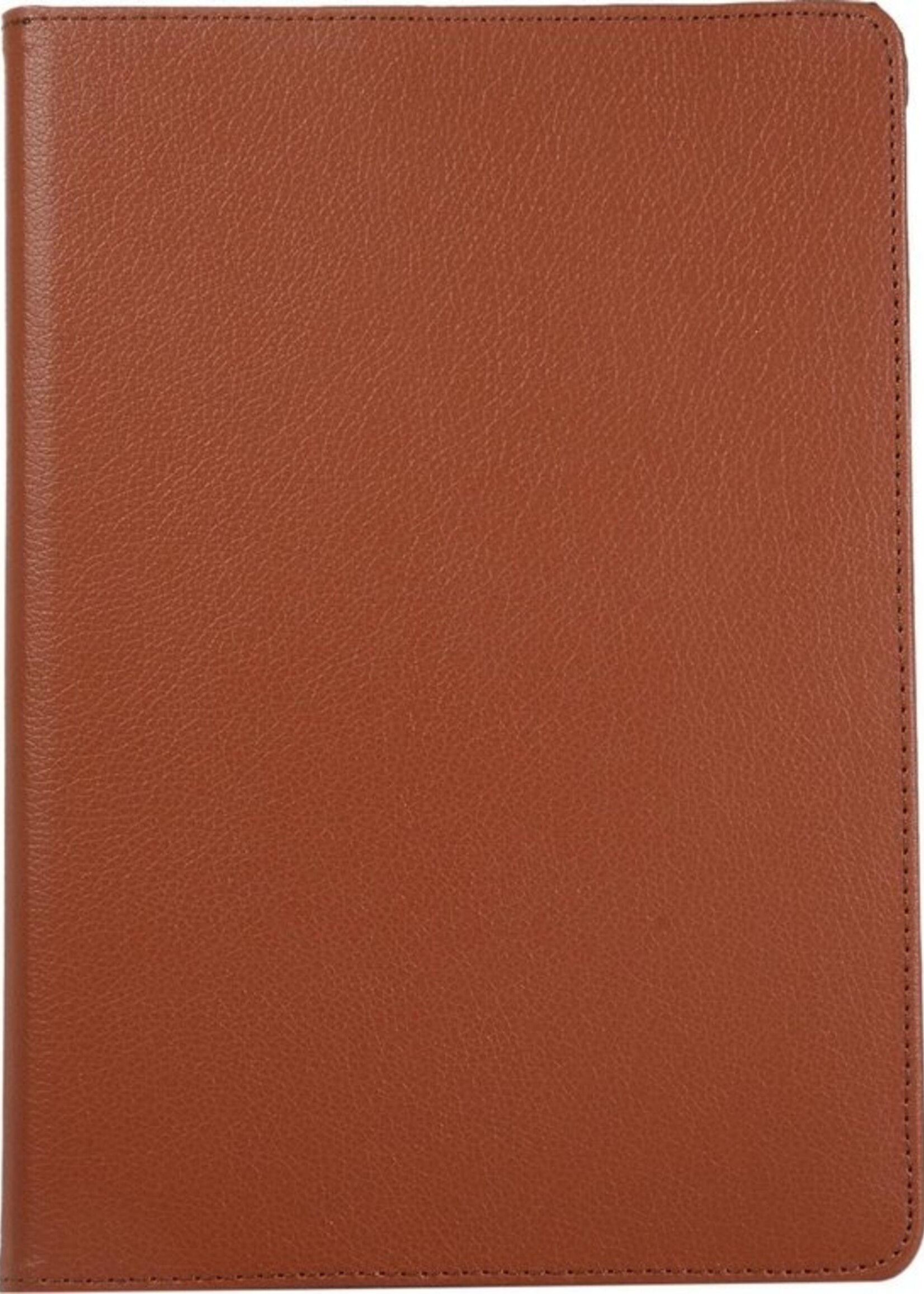 BTH Hoes Geschikt voor iPad 10.2 2020 Hoes Case 360 Draaibare Hoes Cover - Hoesje Geschikt voor iPad 8 Hoesje Draaibaar - Bruin