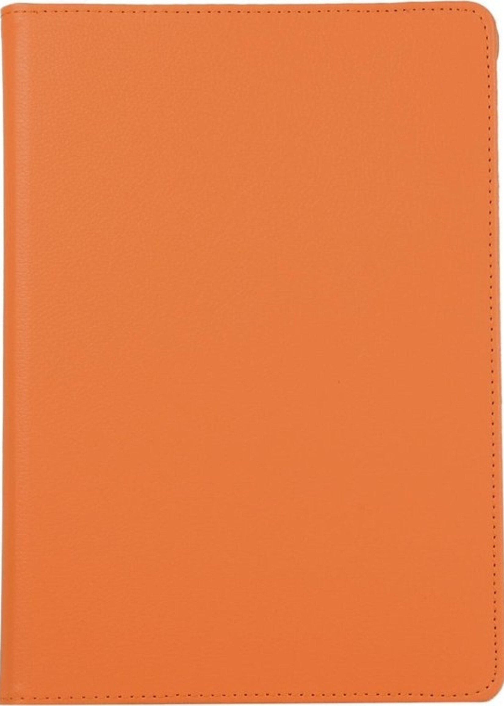 BTH Hoes Geschikt voor iPad 10.2 2020 Hoes Case 360 Draaibare Hoes Cover - Hoesje Geschikt voor iPad 8 Hoesje Draaibaar - Oranje