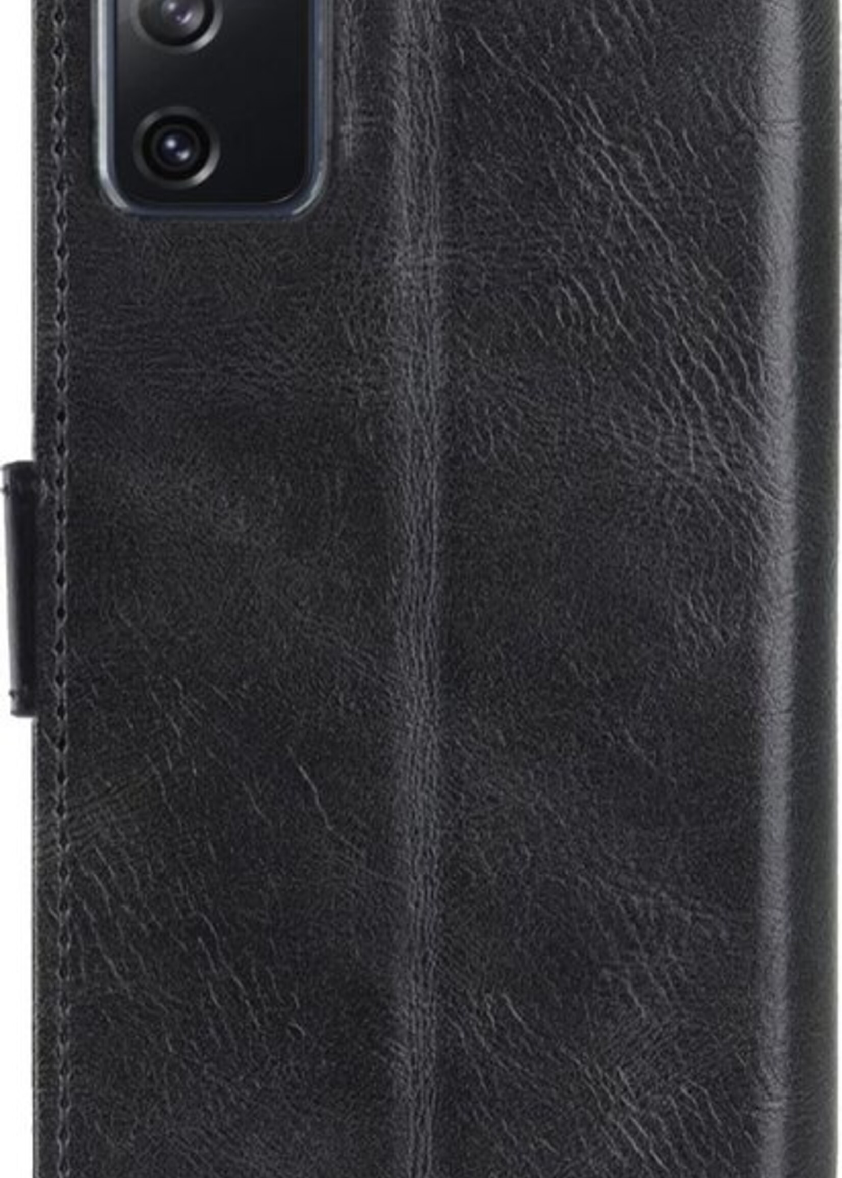 BTH Hoesje Geschikt voor Samsung S20 FE Hoesje Book Case Hoes Portemonnee Cover Walletcase - Hoes Geschikt voor Samsung Galaxy S20 FE Hoes Bookcase Hoesje - Zwart