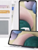 BTH BTH Samsung Galaxy A12 Hoesje Bookcase - Wit