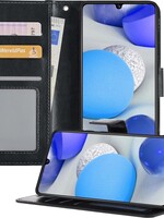 BTH BTH Samsung Galaxy A42 Hoesje Bookcase - Zwart