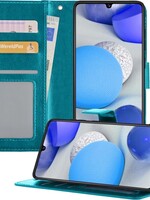 BTH BTH Samsung Galaxy A42 Hoesje Bookcase - Turquoise