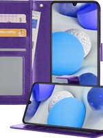 BTH BTH Samsung Galaxy A42 Hoesje Bookcase - Paars