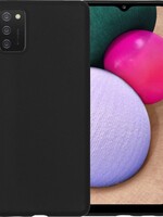 BTH BTH Samsung Galaxy A02s hoesje siliconen - Zwart