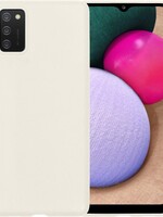 BTH BTH Samsung Galaxy A02s hoesje siliconen - Wit
