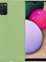 BTH BTH Samsung Galaxy A02s hoesje siliconen - Groen