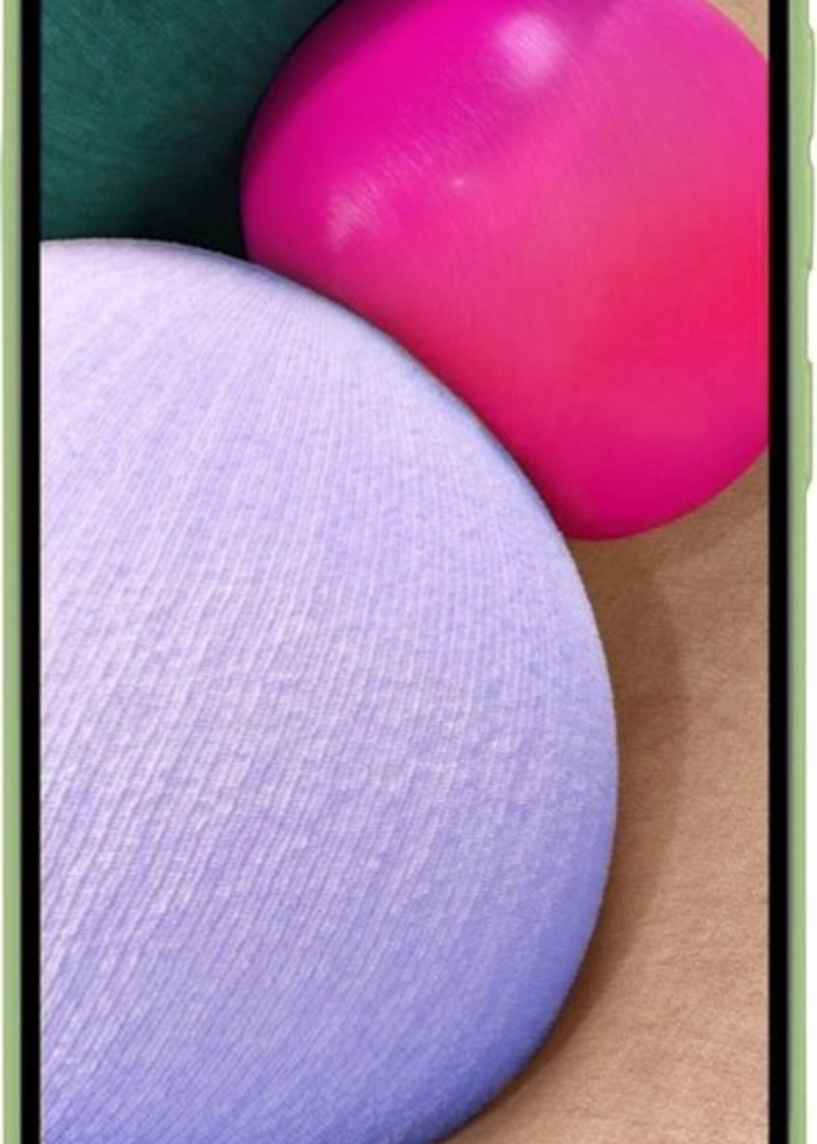 BTH Hoesje Geschikt voor Samsung A02s Hoesje Siliconen Case Hoes - Hoes Geschikt voor Samsung Galaxy A02s Hoes Cover Case - Groen