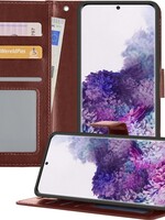 BTH BTH Samsung Galaxy S20 Hoesje Bookcase - Bruin