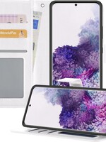 BTH BTH Samsung Galaxy S20 Hoesje Bookcase - Wit
