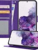BTH BTH Samsung Galaxy S20 Plus Hoesje Bookcase - Paars
