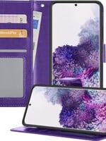BTH BTH Samsung Galaxy S20 Ultra Hoesje Bookcase - Paars
