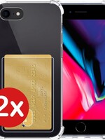 BTH BTH 2x iPhone 8 Pashouder Hoesje Shockproof