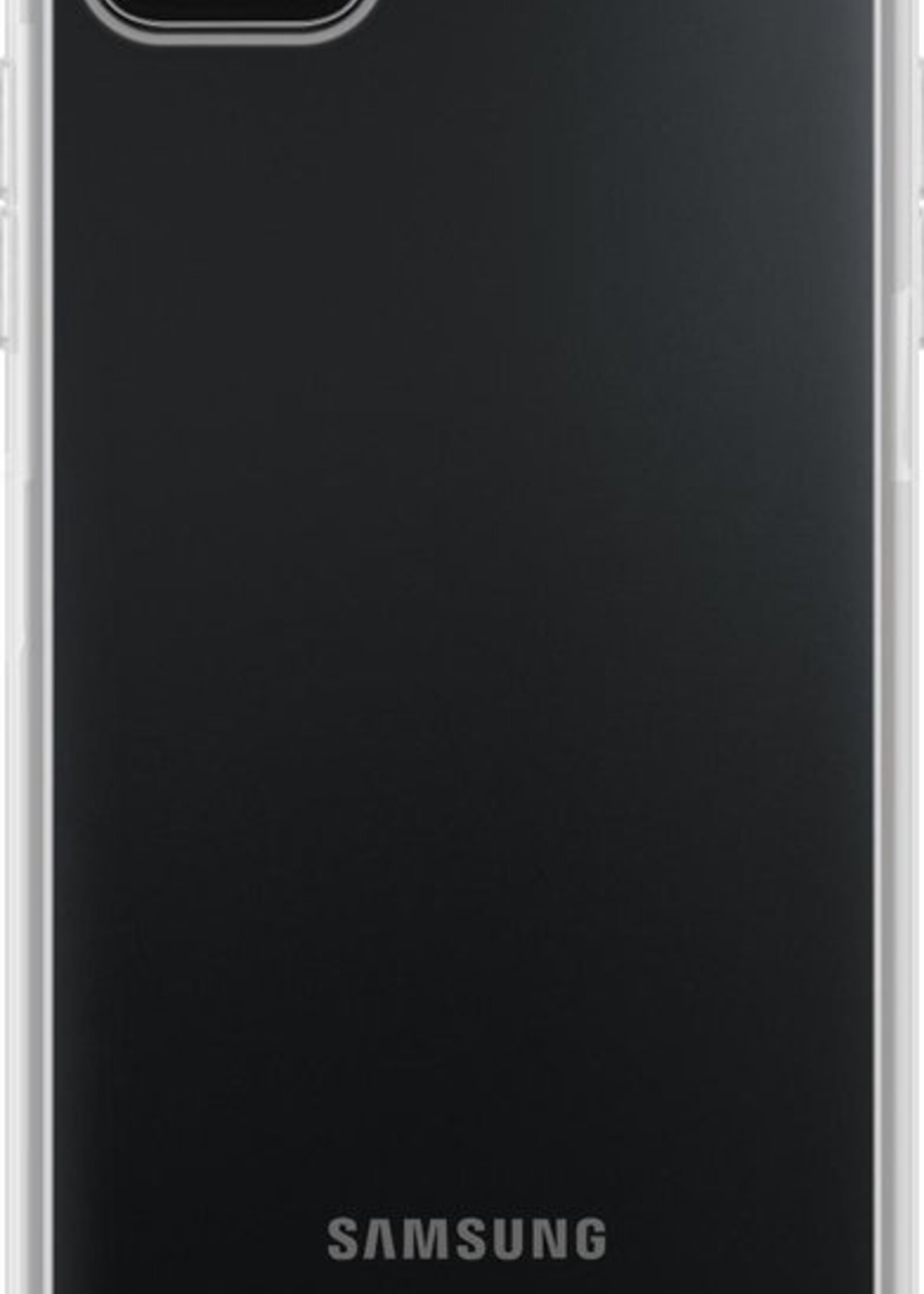 BTH Hoesje Geschikt voor Samsung A22 5G Hoesje Siliconen Case Hoes - Hoes Geschikt voor Samsung Galaxy A22 5G Hoes Cover Case - Transparant