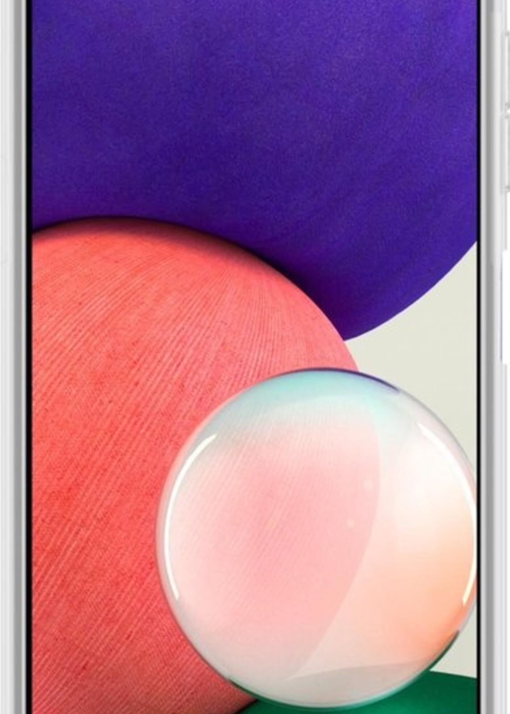 BTH Hoesje Geschikt voor Samsung A22 5G Hoesje Siliconen Case Hoes - Hoes Geschikt voor Samsung Galaxy A22 5G Hoes Cover Case - Transparant